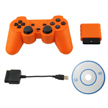PS2/PS3/PC 3 in 1 Wireless Controller Orange