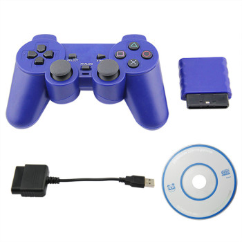 PS2/PS3/PC 3 in 1 Wireless Controller Blue