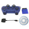 PS2/PS3/PC 3 in 1 Wireless Controller-Crystal Blue