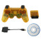 PS2/PS3/PC 3 in 1 Wireless Controller- Crystal Yellow