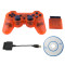 PS2/PS3/PC 3 in 1 Wireless Controller-Crystal Orange
