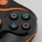 Ultra-bluetooth Controller for PS3 Black Orange
