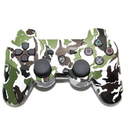 PS3 Bluetooth Camouflage joypad Green+black