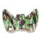 Xbox 360 Fat Wireless Controller Camouflage Full Shell Cover Case (Green+Brown)