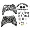 Xbox 360 Fat Wireless Controller Full Shell Cover Case (Skull Pattern)