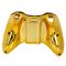 Xbox 360 Fat Wireless Controller Camouflage Full Shell Cover Case (Plating Gold)
