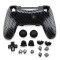 PS4 Wireless Controller Hydro Dipped Shell Mod Kit (Black Carbon)