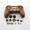 PS4 Controller Hydro Dipped Wood Grain Full Shell (Brown)
