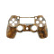 PS4 Controller Hydro Dipped Wood Grain Full Shell  (Dark Color)