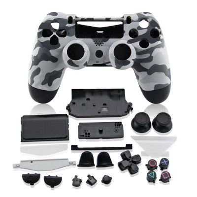 PS4 Wireless Controller Housing Shell Mod Kit (Camouflage Black)