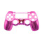 PS4 Controller Housing Full Shell Case (Chrome Pink)