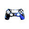 PS4 Wireless Controllers Hydro Dipped Shell Mod Kit (Blue Splatter)
