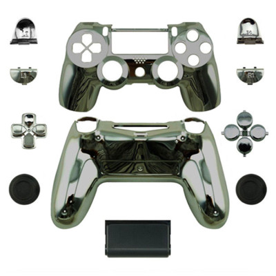 PS4 Wireless Controllers Shell Mod Kit (Chrome Black)