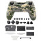 PS4 Wireless Controller Camouflage Housing Shell Mod Kit (Green+Gray)