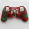 PS3 Controller Silicone Case Red+Green