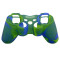 PS3 Controller Silicone Case Blue+Green