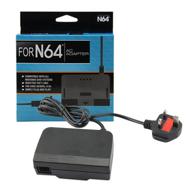 N64 AC Adapter Power Supply Cable (UK Plug)