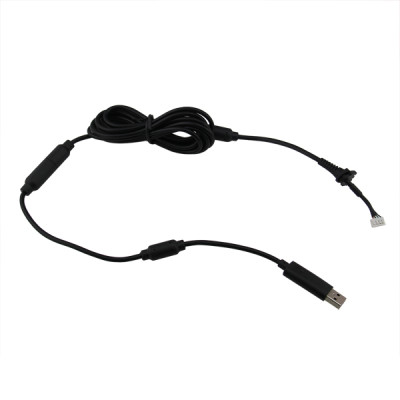Xbox 360 Fat USB Extension Cable PC Converter Adapter Cord Black Color