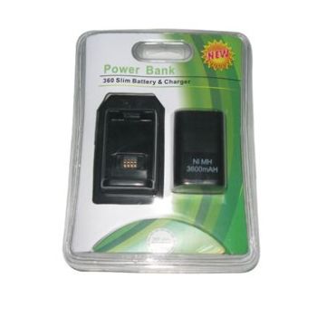 Xbox 360 Slim 2 in 1 Power Bank Battery and Charger