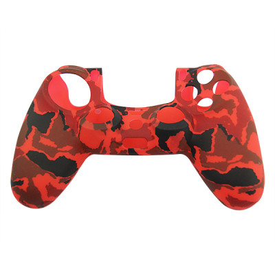 PS4 Controller Silicone Skin Case Red