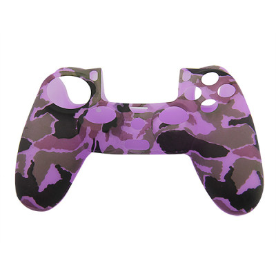 PS4 Controller Silicone Skin Case Purple