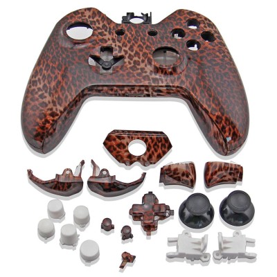 Xbox One Controller Hydro Dipped Housing Shell (Leopard Print)