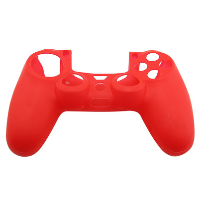 PS4 Controller Silicone Skin Case Light Red