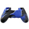 PS4 Controller Silicone Skin Case Blue+Black