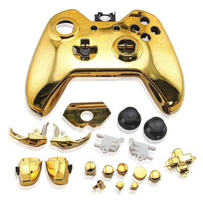 Xbox One Controller Electroplate Housing Full Shell Case (Gold)