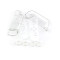Nintendo switch Transparent Crystal Protective Cover New Model Crystal White