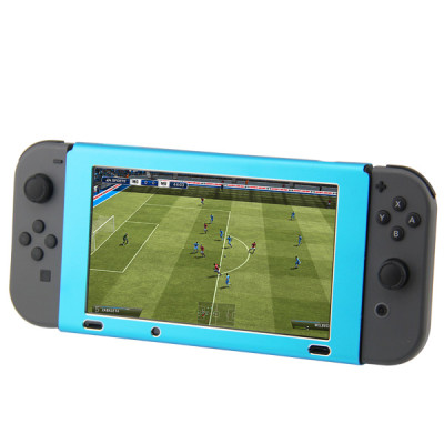 Nintendo Switch Console Protective Shell Cover Aluminum Case (Blue Color)