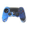 PS4 Controller Silicone Case -camouflage Blue