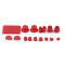 Button Kits for PS4 Controller 4.0 Version(Red)