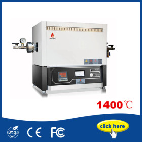1400℃ customizable size high temperature laboratory tube furnace with vacuum control system