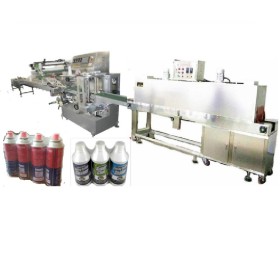Bottles or Cans Shrink Packing Machine(2-screw-rod feeding and vertical end sealer)