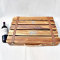 high quality unfinished 6 bottle wooden wine box