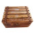 high quality unfinished 6 bottle wooden wine box