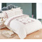 Wholesale full size luxury embroidery bedding 100% cotton duvet cover set