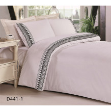 KOSMOS luxury 100% cotton embroidery bed sheet set