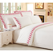 crochet cotton cherry ham bedding set comforter set