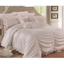 KOSMOS luxury bedding set 100% cotton embroidey comforter set