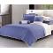 KOSMOS 3pcs solid color embroidered king size cotton quilt coverlet bedspread