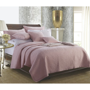 KOSMOS 2017 new elegant flower pattern embossed oversize bedspread coverlet bedcover
