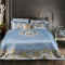2017 new luxury jacquard bedding set silky soft comforter set duvet cover set