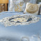 2017 new luxury jacquard bedding set silky soft comforter set duvet cover set
