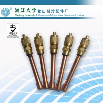 copper access valve for refrigeration parts