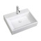 CS-6027A White Ceramic Bathroom Vessel Rectangle Sink