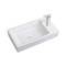 CS-5037R Bathroom Slender Vessel Rectangle Sink in White