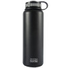 40oz Wide Mouth Double Wall Vacuum Stainless Steel Water Flask , Night Black