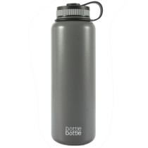 40oz Wide Mouth Double Wall Vacuum Stainless Steel Water Flask ,Cold Grey